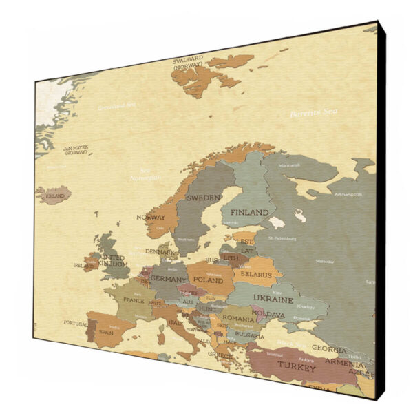 Magnetyczna Mapa Europy - Classic