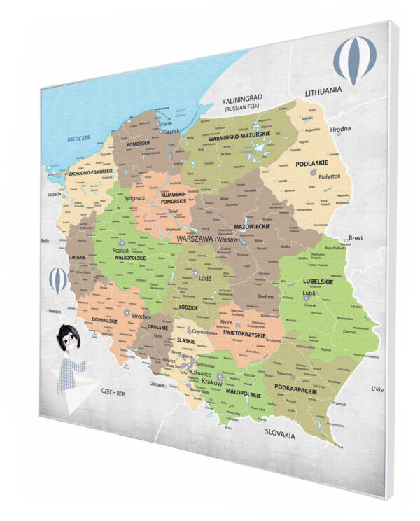 Magnetyczna Mapa Polski – Journey