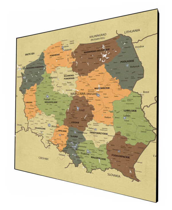 Magnetyczna Mapa Polski - Classic
