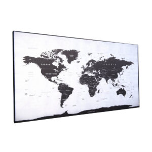 Magnetyczna Mapa Świata - WhiteBlack